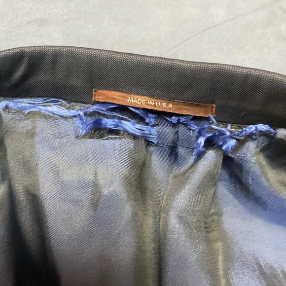 Vintage Hickey Freeman Tasmanian Super 130’s Wool Sport Coat Blazer 46L (flaws) - Picture 7 of 12